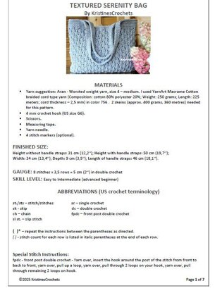 Textured Serenity Tote Bag