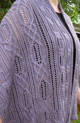 Hookset Cable Lace Shawl