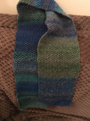 Seed stitch scarf