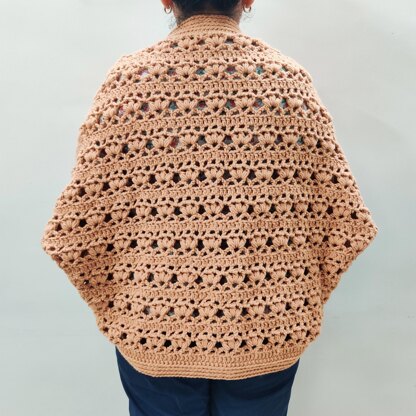 Pumpkin Pie Cocoon Shrug