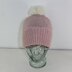 4 Ply Unisex Moss Stitch Bobble Beanie Circular