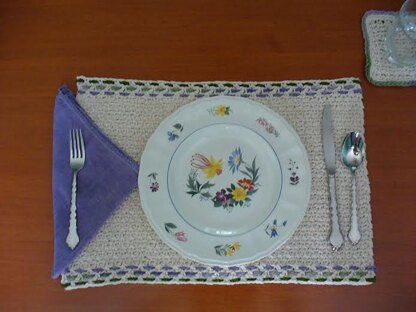 Rustic Woven Luncheon Set