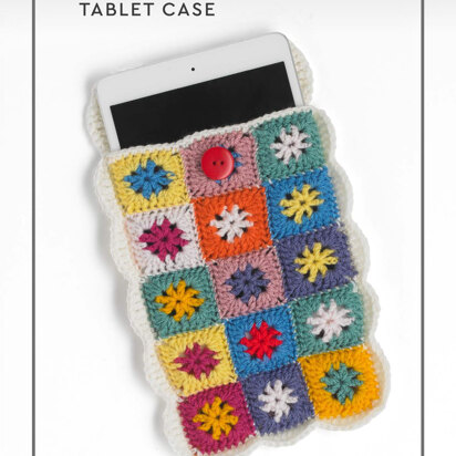 Paintbox Yarns Flower Patch Tablet Case PDF (Free)