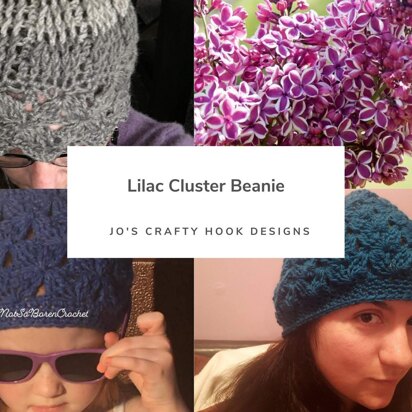 Lilac Cluster Beanie