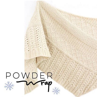 Powder Wrap - knitting pattern