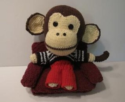Knitkinz Brown Monkey