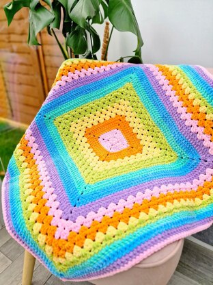 Chenille Granny's Gone Rogue Lap Blanket