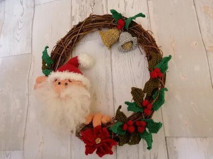 Santa wreath