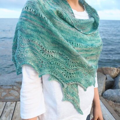 Cliff Jump Shawl