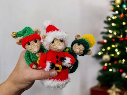 Christmas Mouse Shelf Sitter Bauble