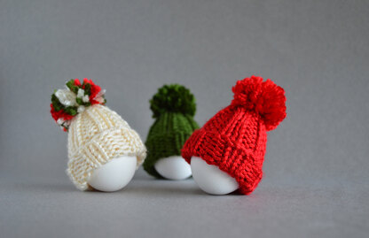 Christmas / New Year Egg Hats