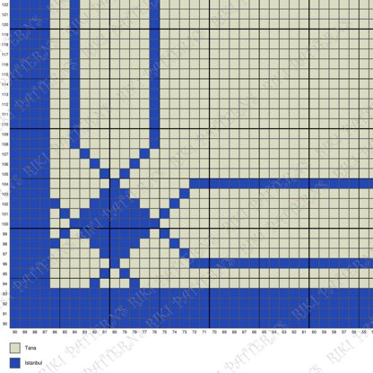 Geometric Blanket C2C CROCHET PATTERN Istanbul Afghan Bed cover Throw Pixel Design