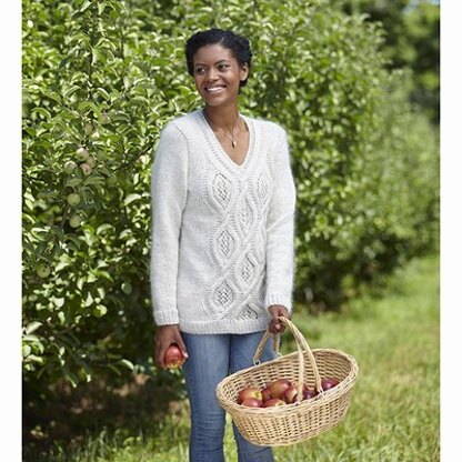 727 Lida Pullover - Sweater Knitting Pattern for Women in Valley Yarns Pocumtuck and Southampton