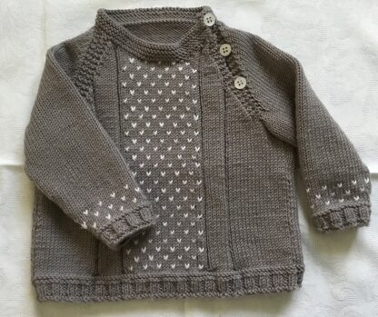 Baby sweater, designed by OGE Knitwear