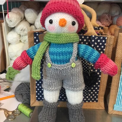 Frosty the Snowman - knitting pattern