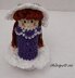 Crinoline  Doll Lip Balm Holder Crochet Pattern