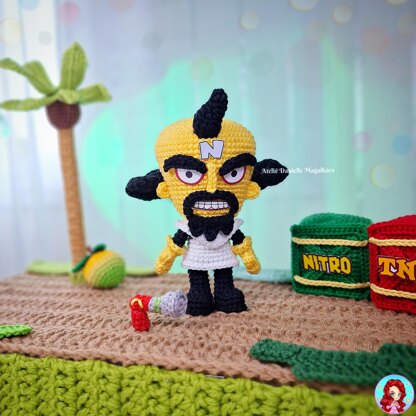 Crash Chaos Collection - PDF Crochet Pattern Set (Marsupials, Genius & Masks)