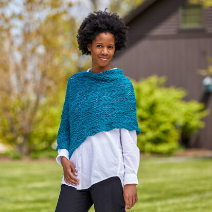 789 Inis Wrap - Knitting Pattern for Women in Valley Yarns Southwick