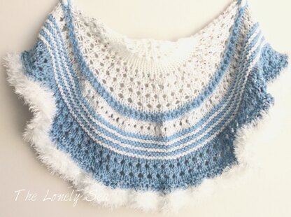 Ice princess shawl 3-8yrs