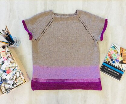 Color-Dipped Tee