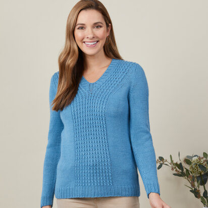 1191 Lacerta - Sweater Knitting Pattern for Women in Valley Yarns Ashfield