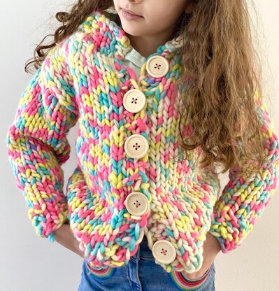 Kids and Doll Knit Bomber