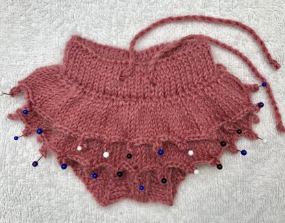 Bloomers and blouse for doll