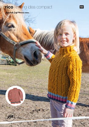 Sweater and Cardigan in Rico Essentials Soft Merino Aran - 938 - Downloadable PDF