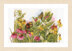 Lanarte Counted Cross Stitch Kit Butterflies & Coneflowers Cross Stitch Kit