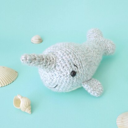 Norbert the Narwhal Amigurumi