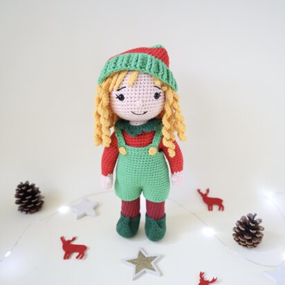 Fern the Christmas Elf Doll