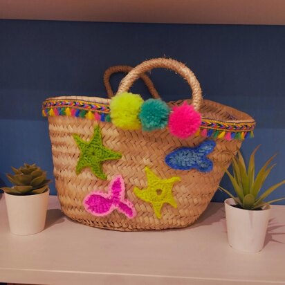Crochet Applications for Boho Beach Bag