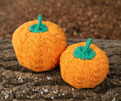 Two Cabled Pumpkins
