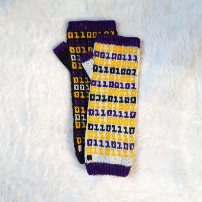 Menon-Binary Gloves - knitting pattern