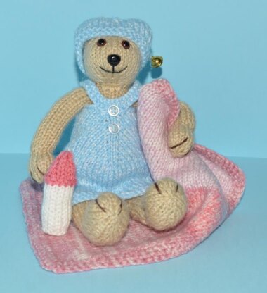 Tessa Teddy With Bed Time Outfit