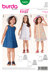 Burda Girls Dresses Sewing Pattern