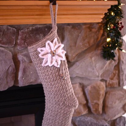 Poinsettia & Snowy Mittens Stockings