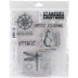 Stampers Anonymous Cling Stamps 7"X8.5" - Classics #1