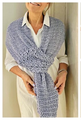 ITS A WRAP SLIP KNOT SUMMER SHAWL