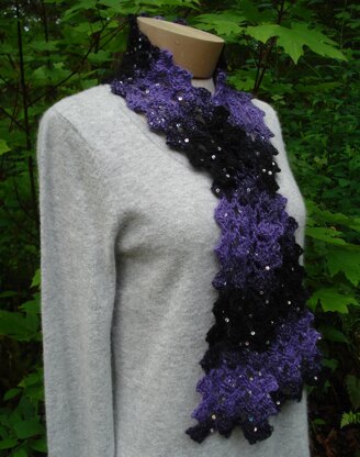 Glitzy Shells Scarf - PA-314