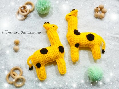 Crochet pattern giraffe yellow