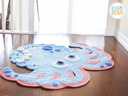 Inky the Octopus Animal Rug