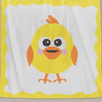 CROCHET Baby Blanket - Chickie