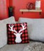 027-Rustic chalet pillow cover