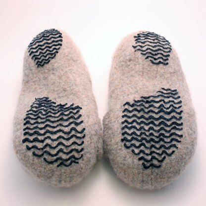 French Press Felted Slippers