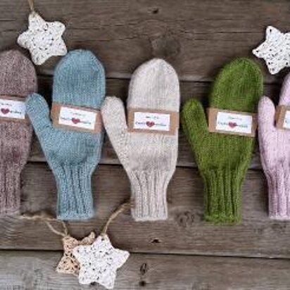 Simply Warm Mittnes - knitting pattern
