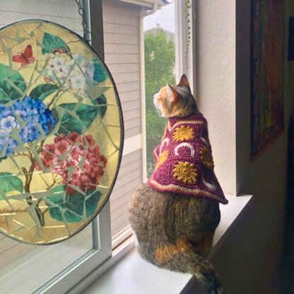 Sun and Moon Cat Sweater