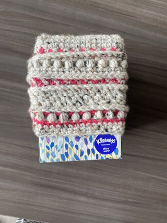 Textured tissue cube cover #3