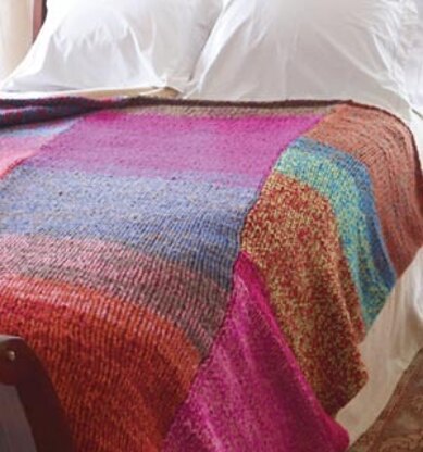 Glorious Colors Blanket in Lion Brand Jiffy - 60331AD