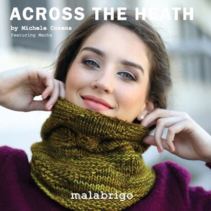 Across the Heath Cowl in Malabrigo Mecha - Downloadable PDF